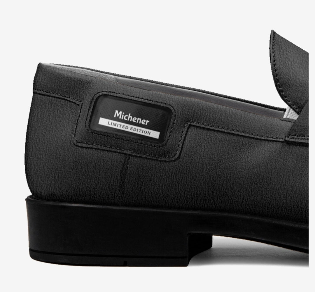 Michener™ Luxe Classic Black Tassel Loafers