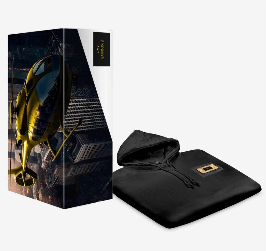 ☆Annalise☆™ Luxury Blaque & Gold Hoodie