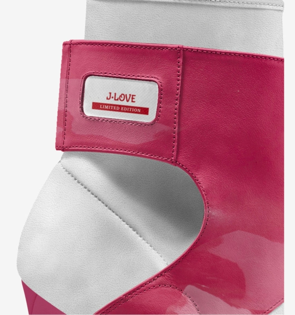 J•LOVE™ LUXE FUTURE HIGH HEEL WITH A PINK HEEL