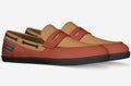 Michener™ Luxe Coral & Tan Penny Loafers