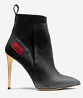 Jennifér™ Luxe Python Print Stilettos with Gold heels & Red Label