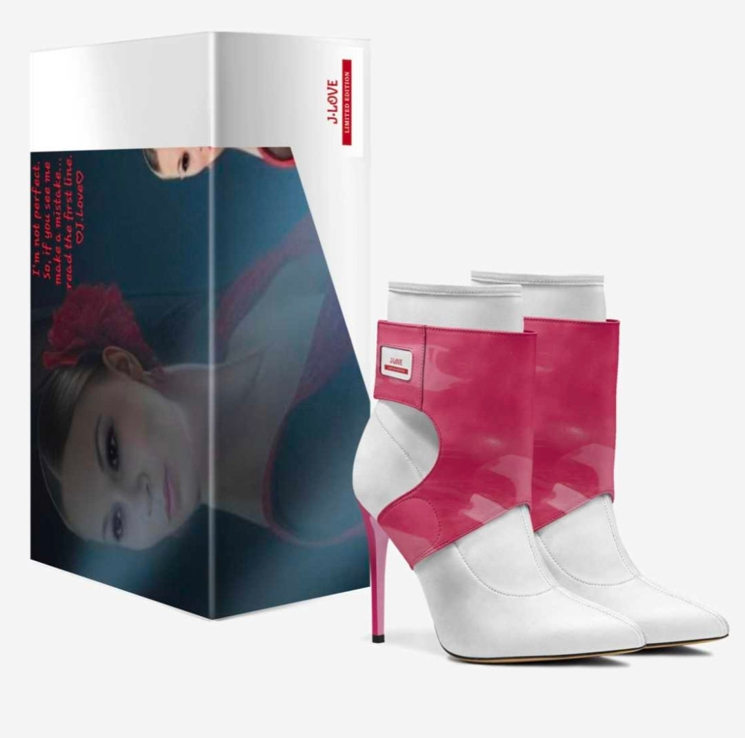 J•LOVE™ LUXE FUTURE HIGH HEEL WITH A PINK HEEL