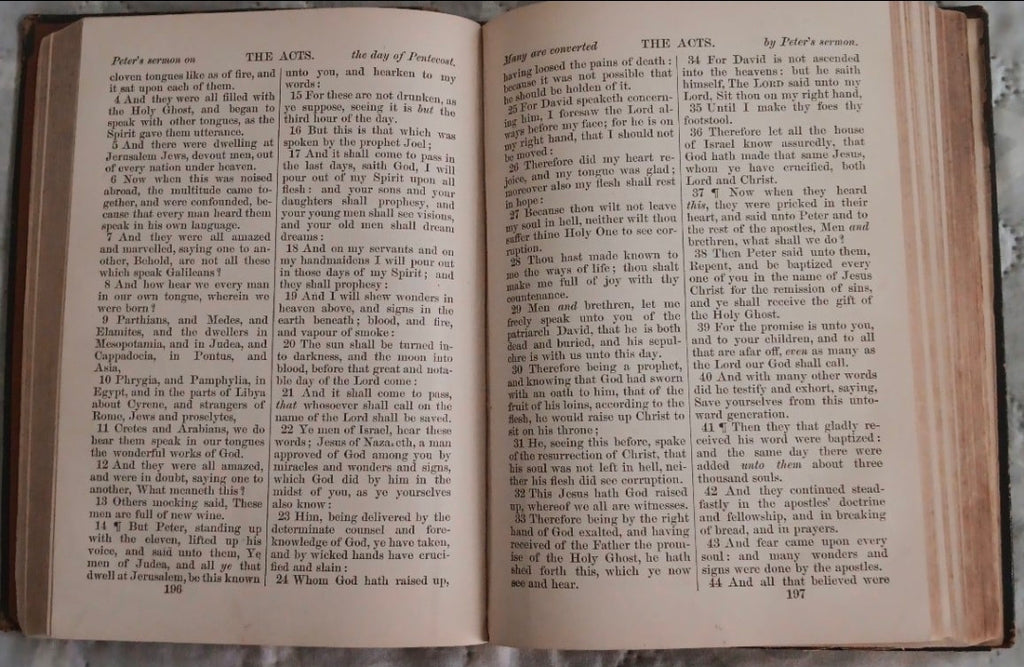 Antique 1800's Bible