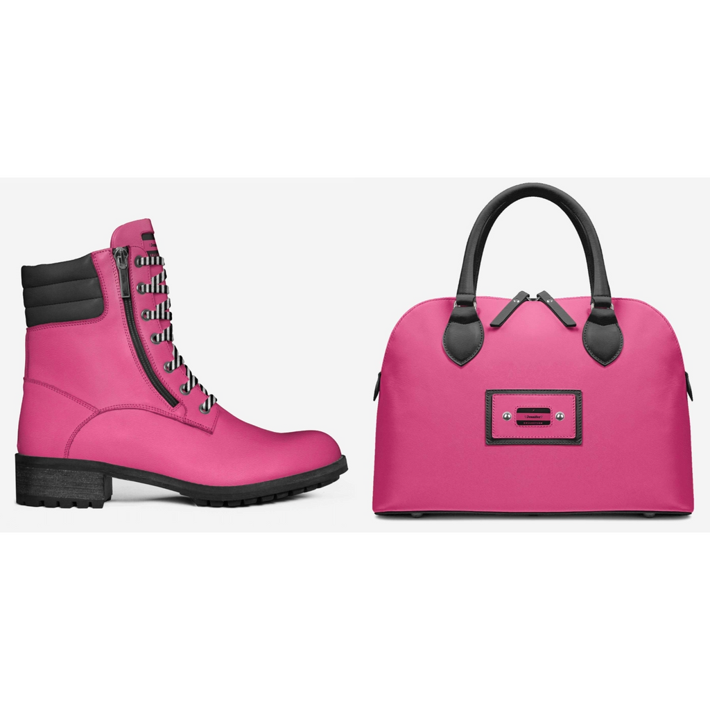 ♡Jennifer♡™ Signature Luxe Pink & Blaque Handbag