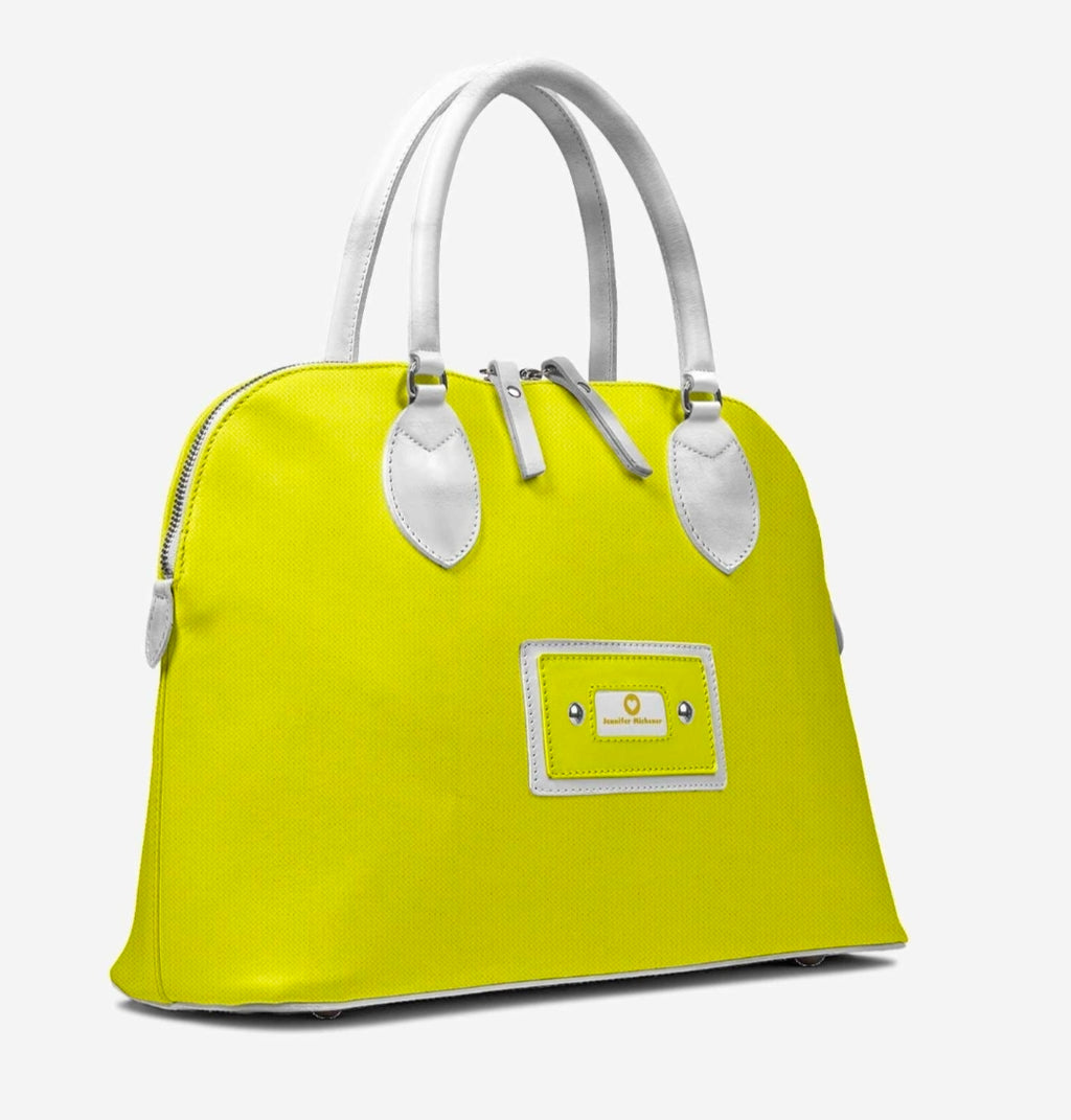 Jennifer Michener™ Signature Luxe Yellow & White Handbag