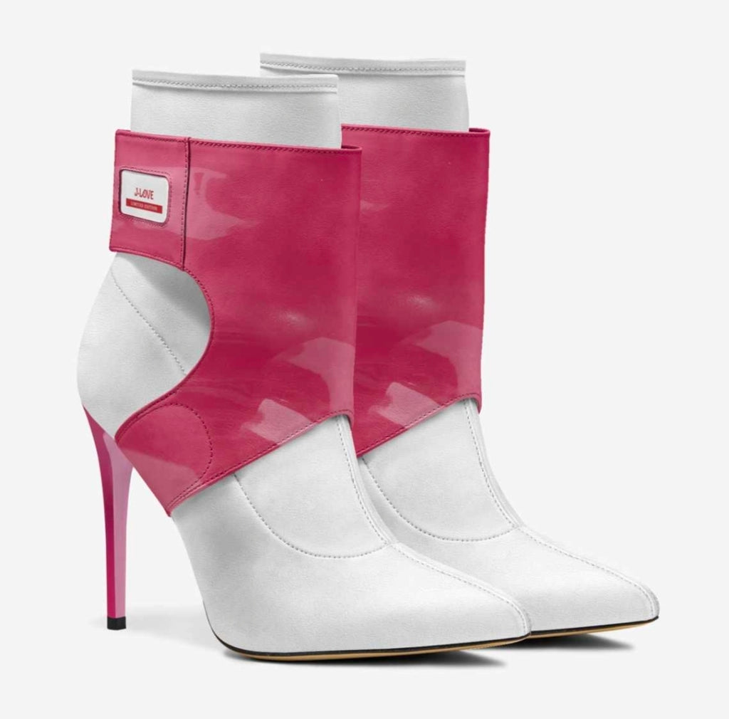 J•LOVE™ LUXE FUTURE HIGH HEEL WITH A PINK HEEL