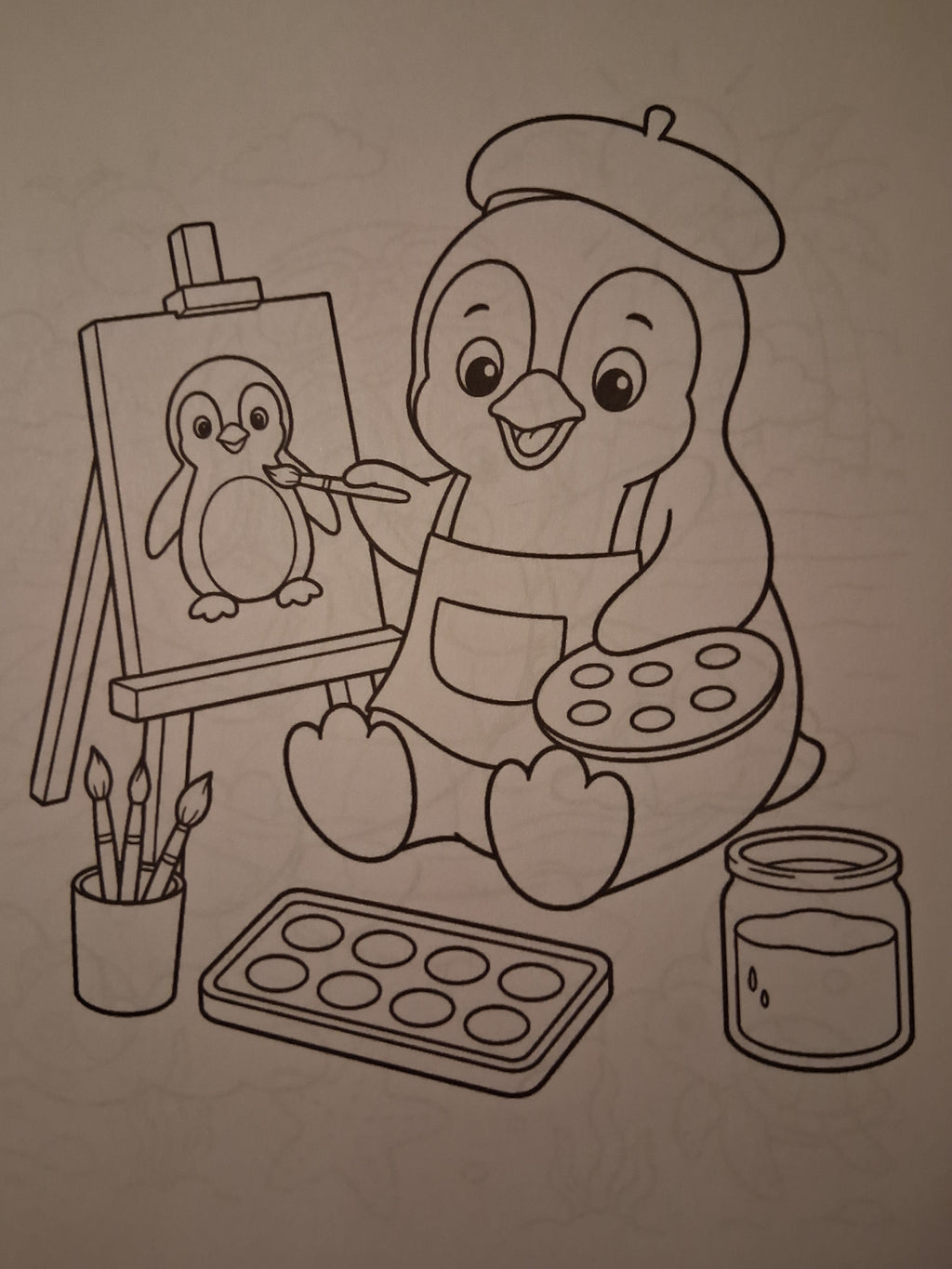Penguins coloring book 160 pages