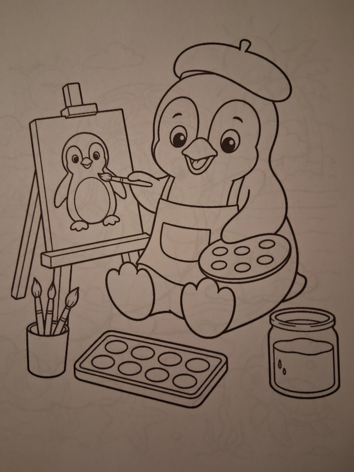 Penguins coloring book 160 pages