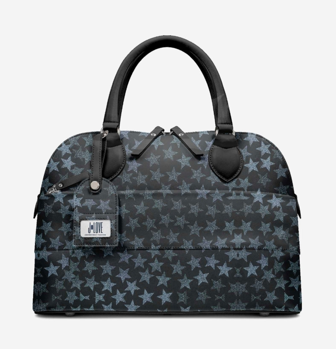 J•LOVE™ Limited Edition Luxe Star Print Eco-Bio Premium Leather Handbag