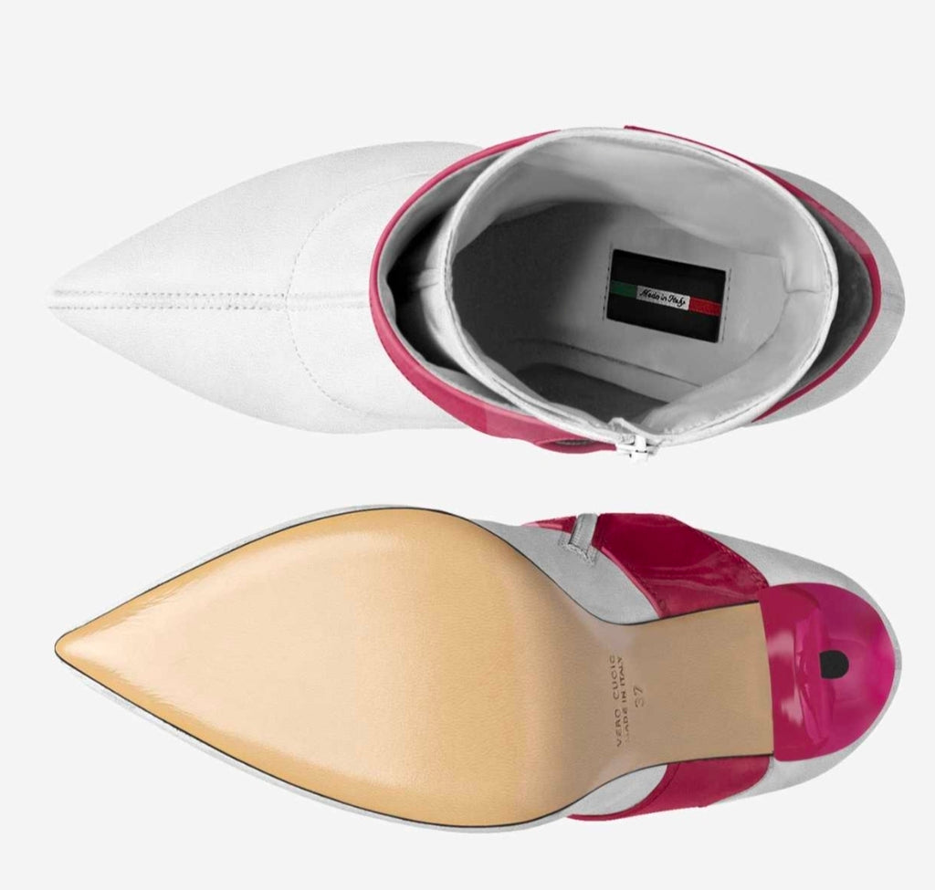 J•LOVE™ LUXE FUTURE HIGH HEEL WITH A PINK HEEL